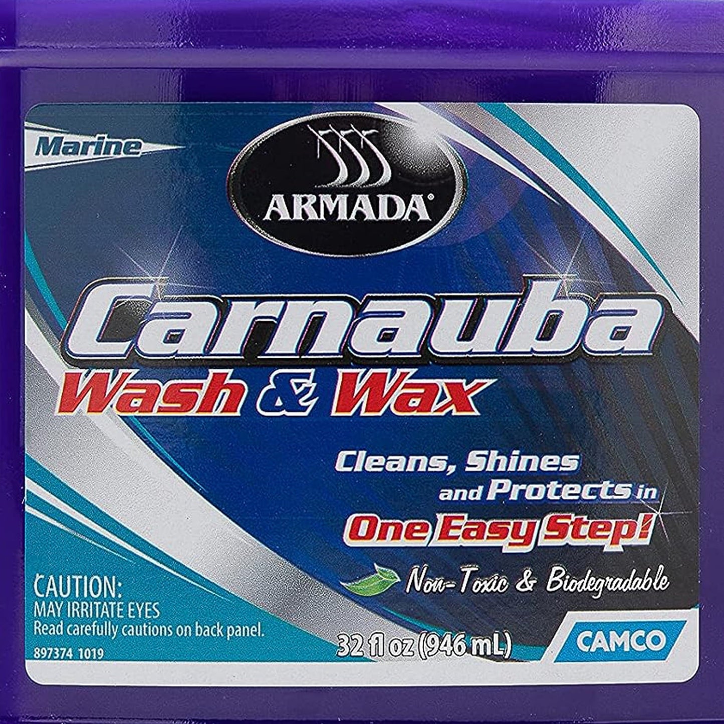 Versatile Camco Armada 32 fl oz Carnauba Wash and Wax Premium Liquid RV Boat Soap Wax