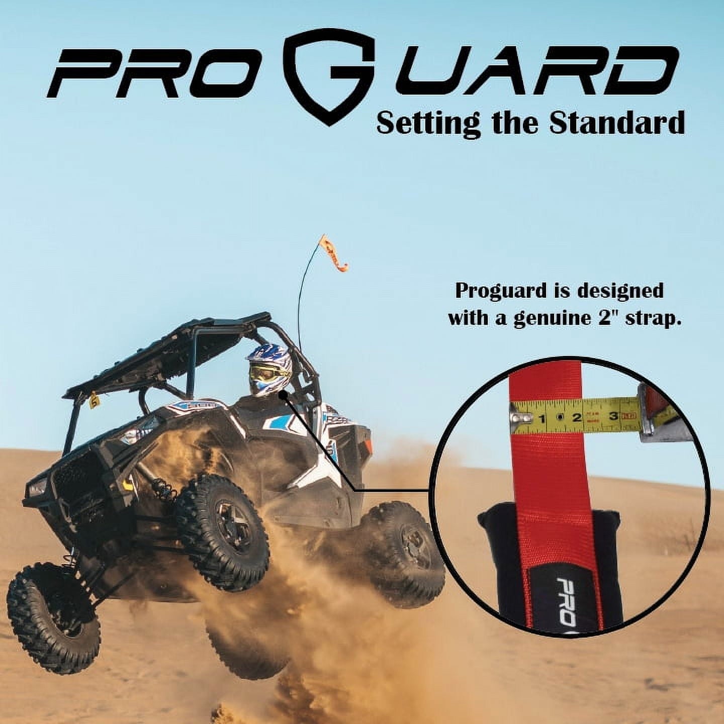 Classic ProGuard Red 5 Point Harness 2" Straps for Off Road Vehicle, ATV, UTV, Go Kart, Buggy, Side by Side, & Rock Bouncer