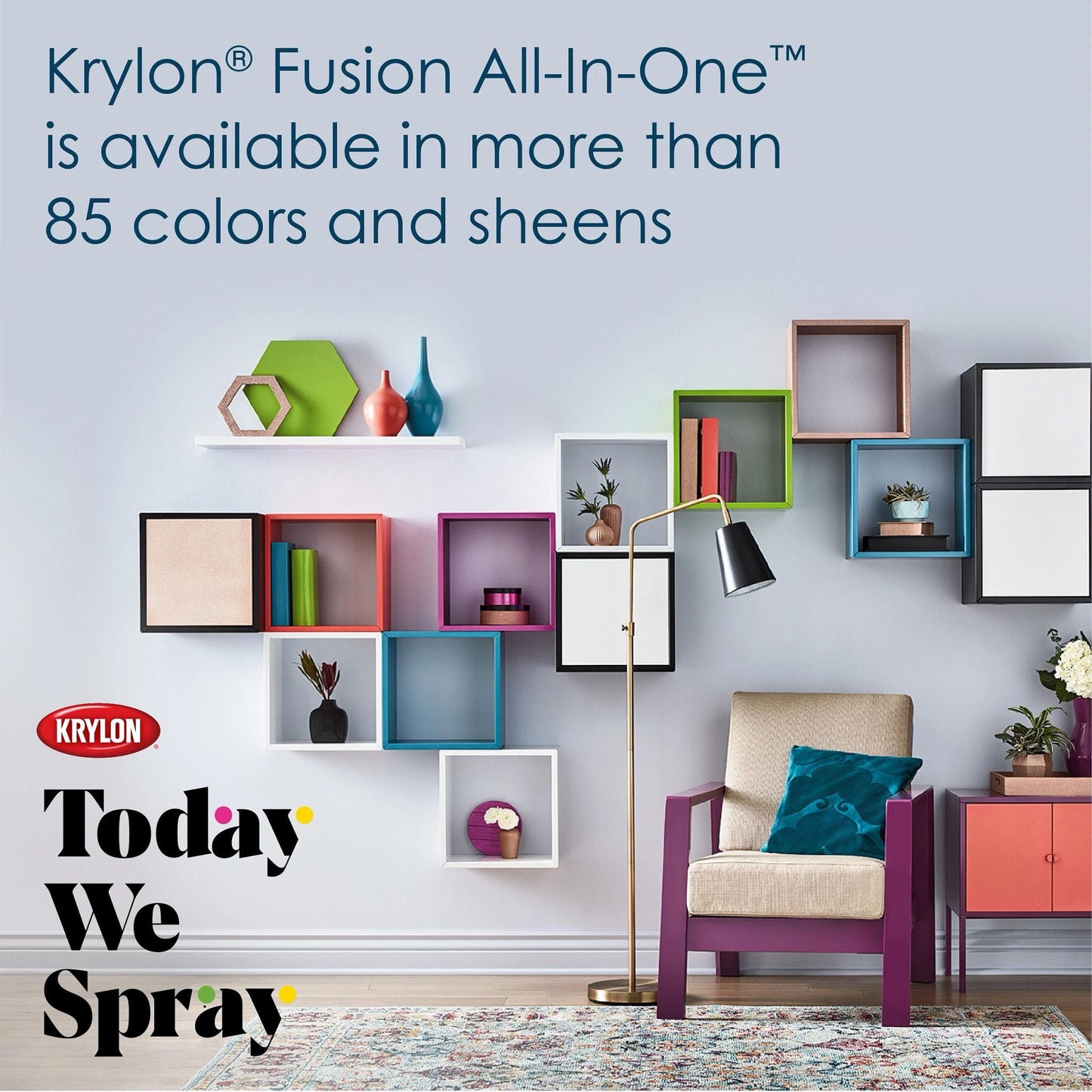 Classic Krylon K02731007 Krylon Fusion All-In-One Beach Glass Satin 12 oz Spray Paint, Multi-Surface, (1 Piece, 1 Pack)