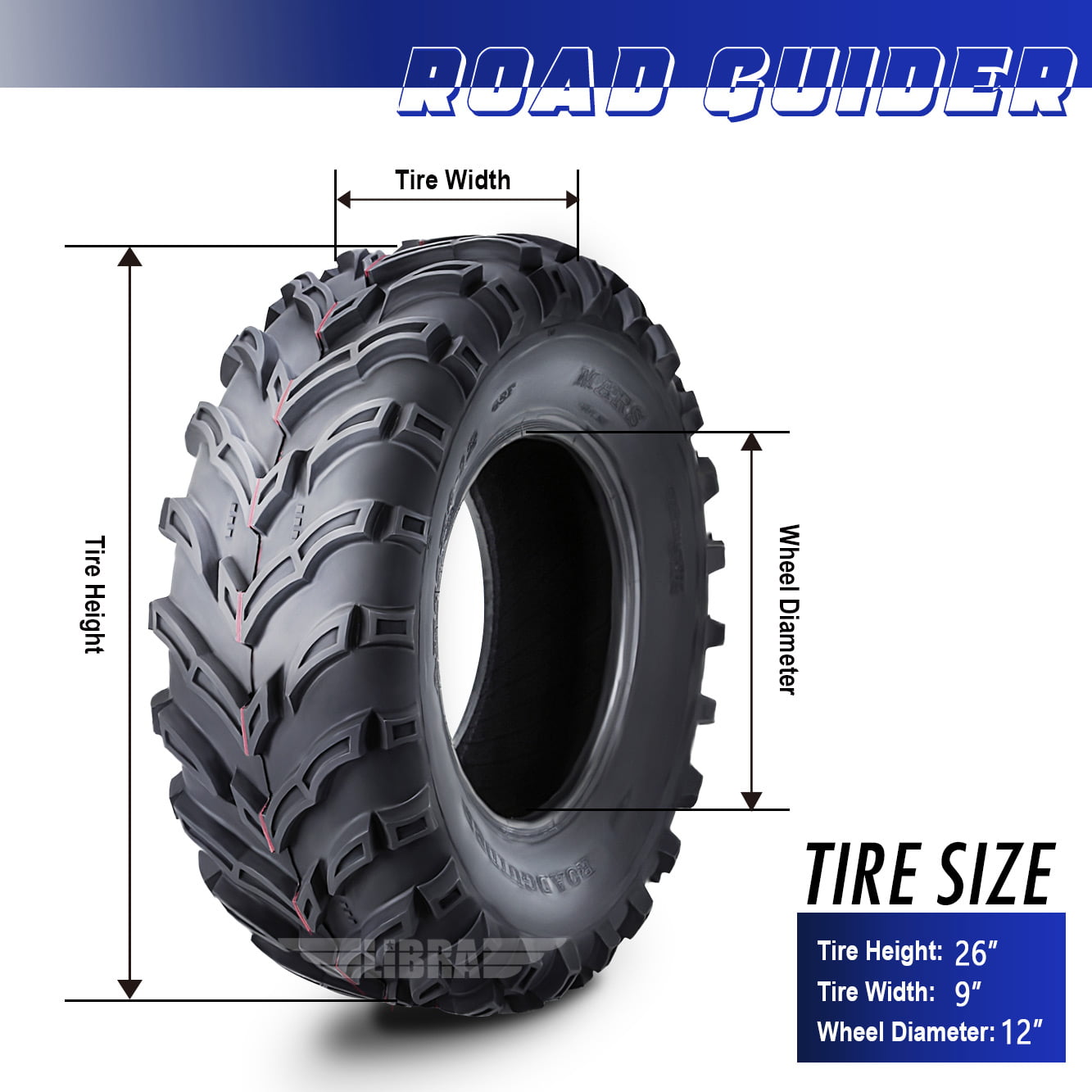 Classic One New ATV/UTV Tire 26x9-12 26x9x12 6PR 10275