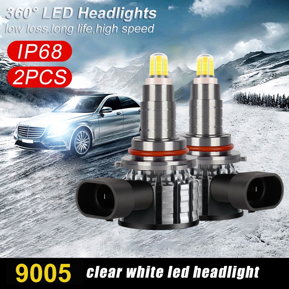 Classic For Chevrolet Colorado 2021 2020 2 PCS 9005 HB3 LED Headlight Super Bright Bulbs Kit White 15000LM High/Low Beam