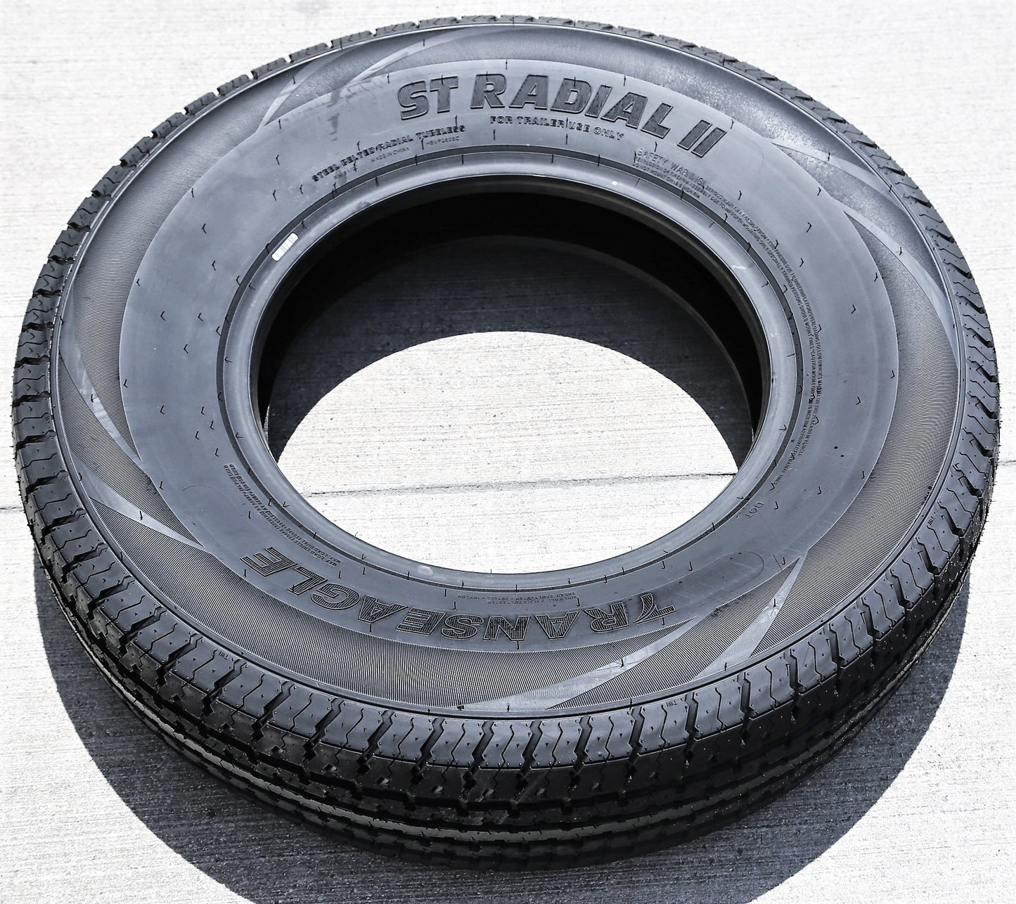 Versatile Set of 4 (FOUR) Transeagle ST Radial II Steel Belted ST 235/80R16 Load E (10 Ply) Trailer Tires