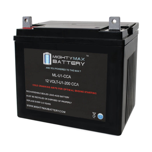 Classic ML-U1 12V 200CCA Battery for CubCadet Tank S 6032 D Lawn Mower