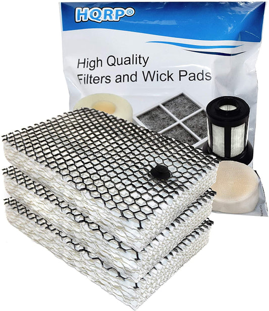 Versatile HQRP 3-Pack Filter for Holmes Humidifier HM729, HM729G, HM4600, HM4600HD, HM630