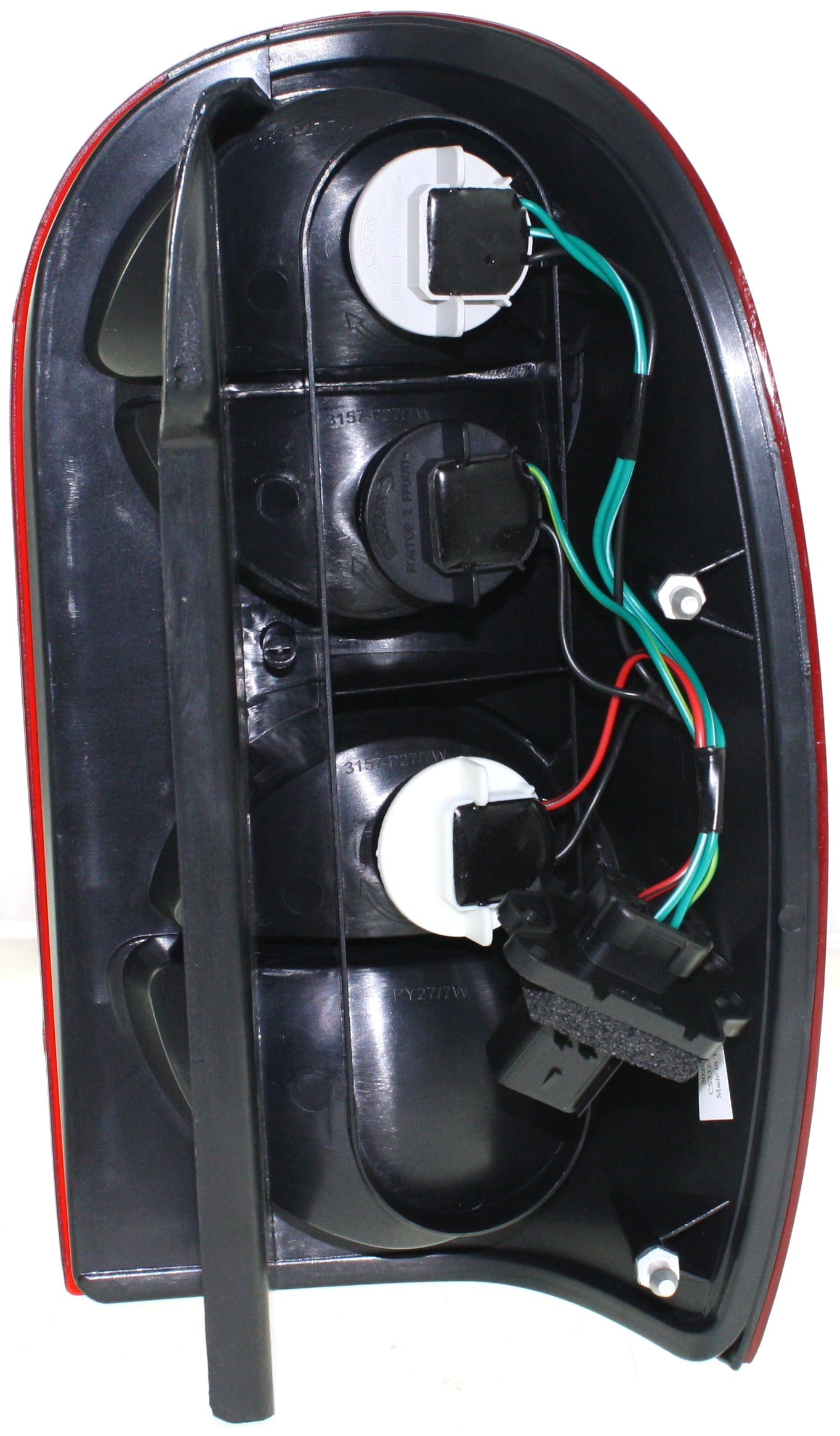 Versatile Tail Light Compatible With 2005-2007 Jeep Liberty Left Driver With bulb(s)