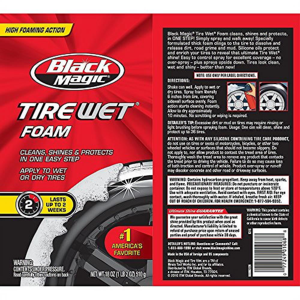 Classic Black Magic 800002220 Tire Wet Foam 18 oz