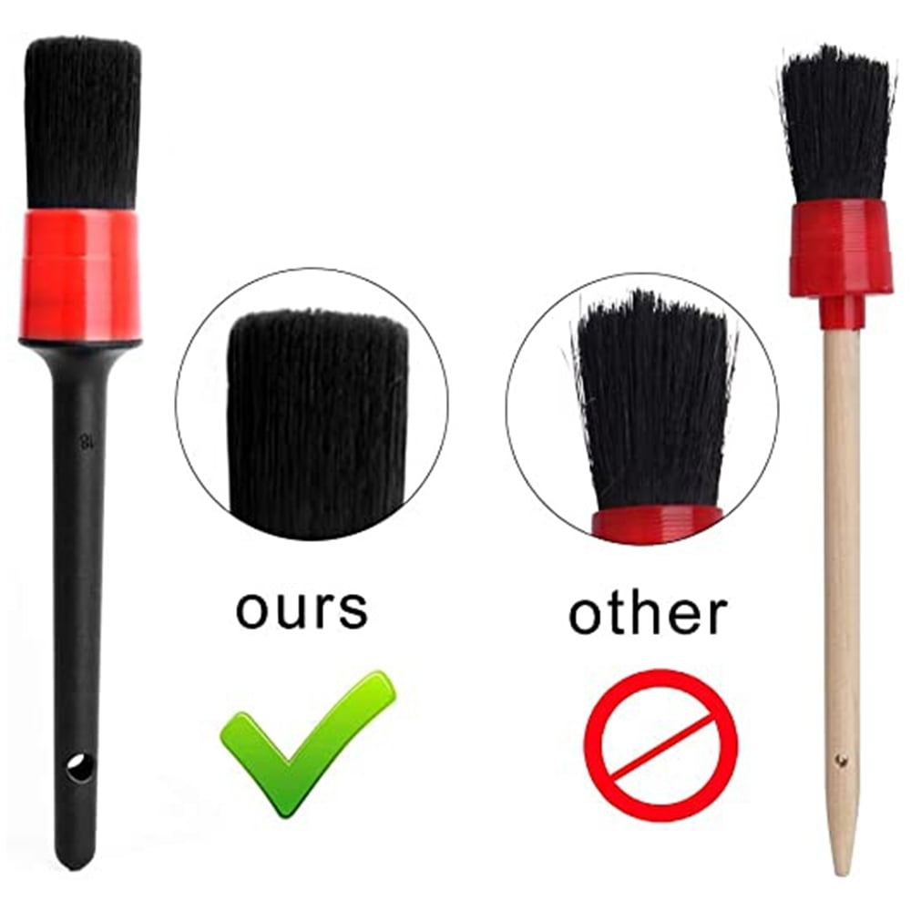 Versatile HOTBEST 13pcs Detailing Brush Set, Brush Car Detailing Kit, Car Brush Detailing Brush Set Dirt Dust Clean Brushes For Car Interior Exterior Leather Air ents Cleaning