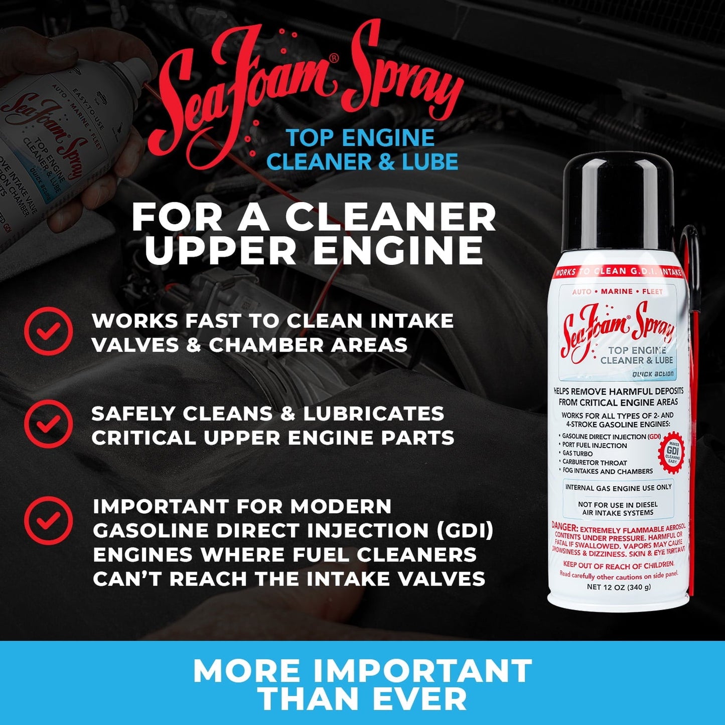 Classic Sea Foam SS14 Cleaner and Lube Spray