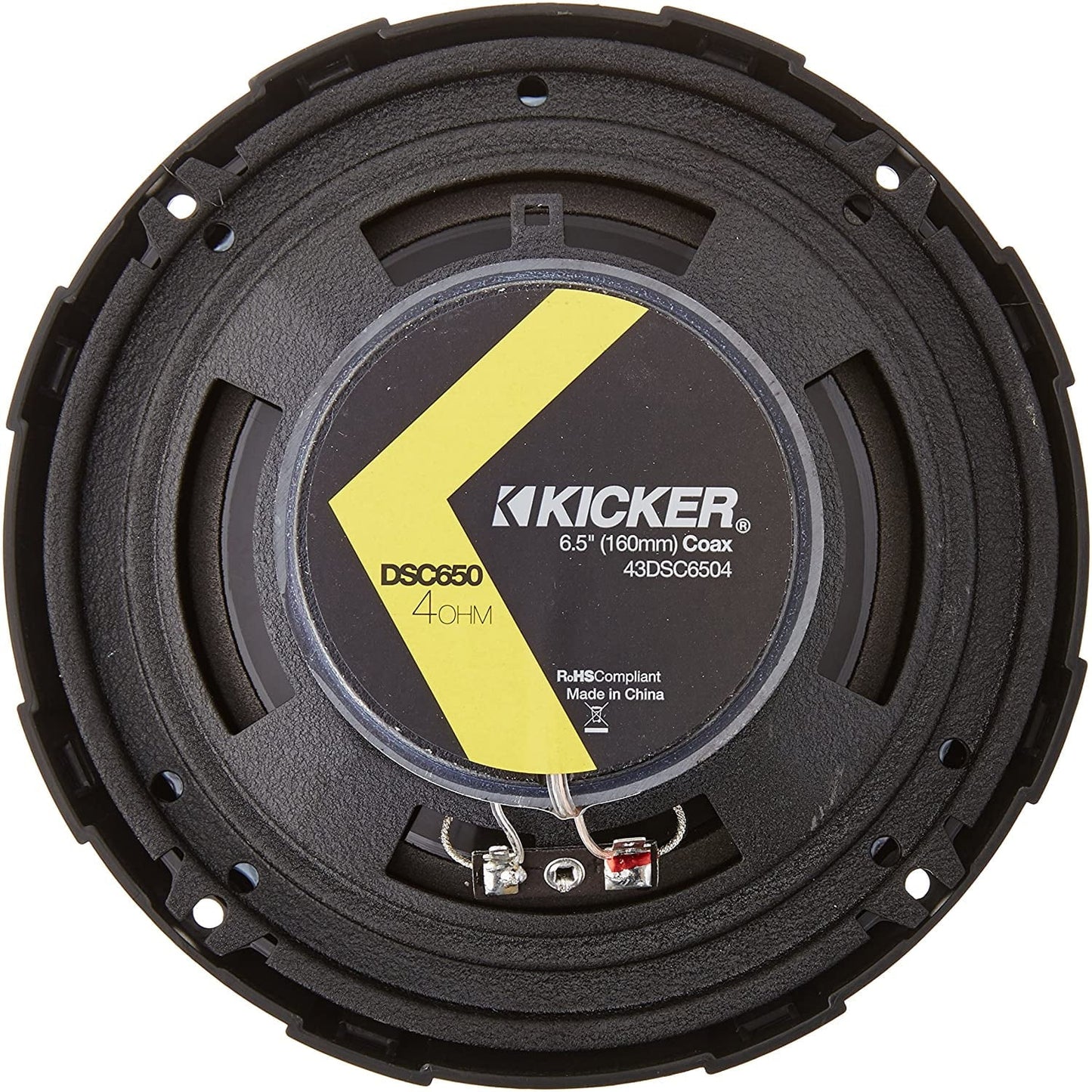 Classic 43DSC6504 KICKER 6.5-Inch (160-165mm) Coaxial Speakers, 4-Ohm