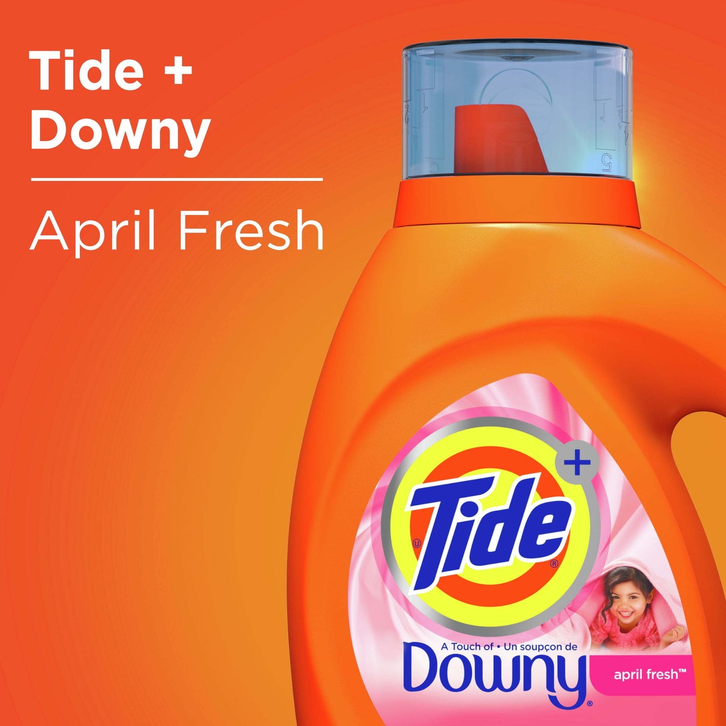 Classic Tide Plus Downy April Fresh He, 59 Loads Liquid Laundry Detergent, 92 fl oz