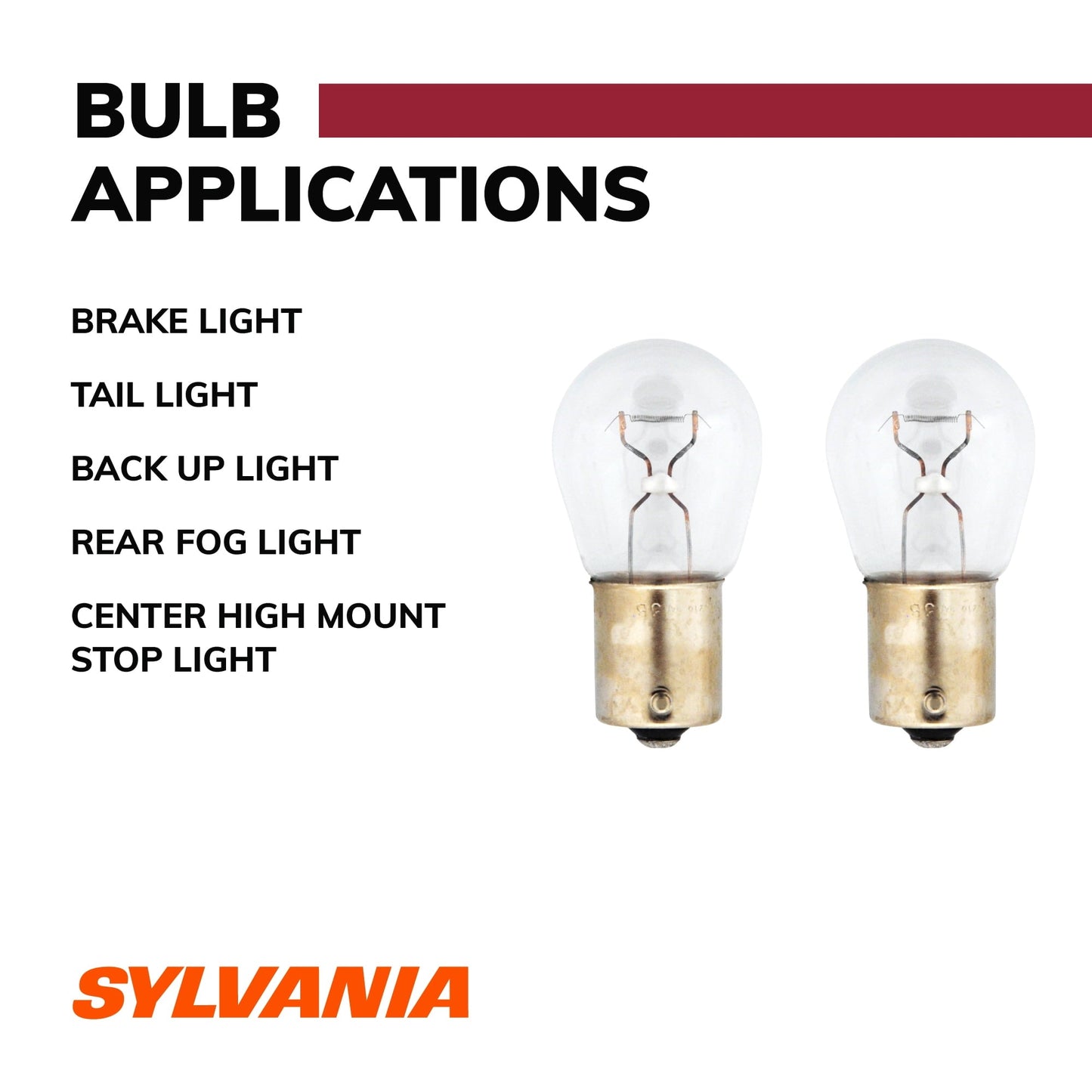 Versatile Sylvania 7506 Long Life Automotive Mini Bulb, Pack of 2.