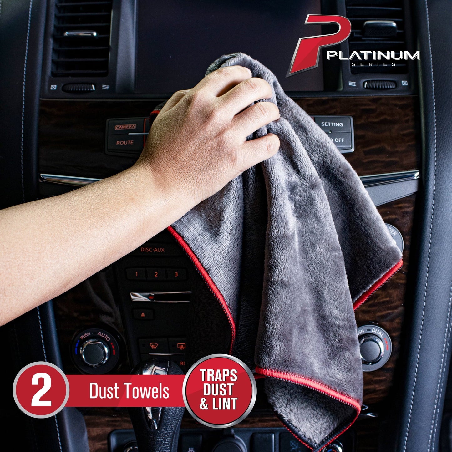 Versatile Platinum Series Complete Microfiber Car Wash Kit, 10 Piece, Machimpex USA