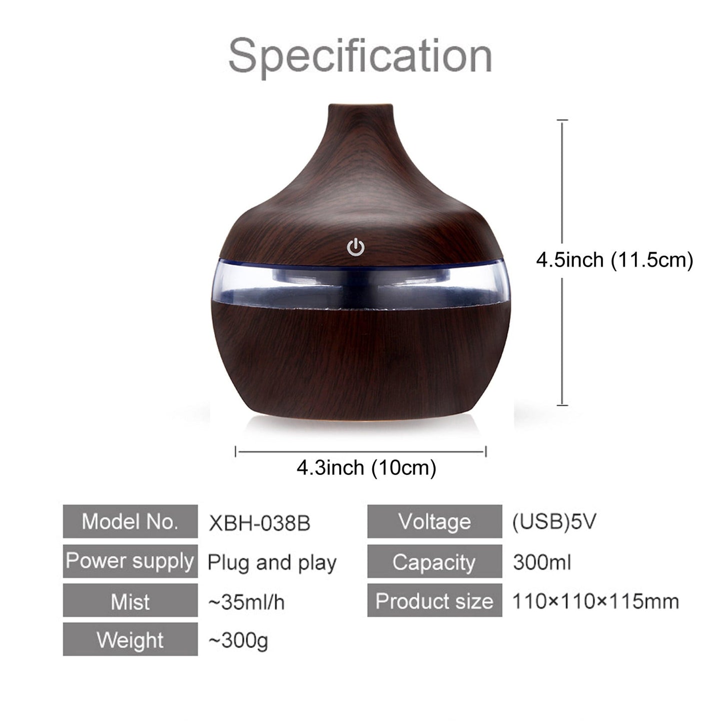 Versatile Clearance OAVQHLG3B Aroma Diffuser for Essential Oil Large Room Diffusers Set Ultrasonic 550ml Aromatherapy Diffuser with Essential Oil, Bedroom Vaporizer Cool Mist Humidifier for Home Office