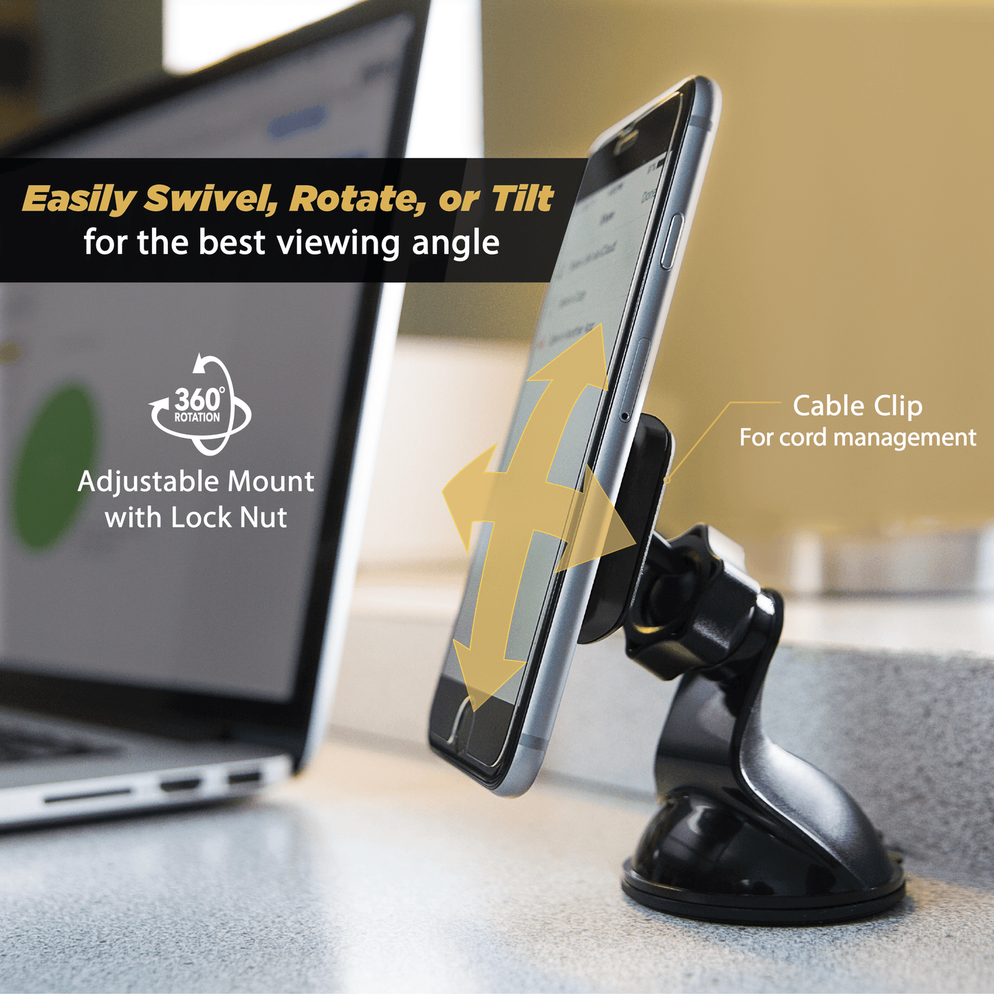 Versatile Scosche Magwsm-sp1 Magic Mount Magnetic Dash/Window Suction Mount for Mobile Devices Adjustable 360