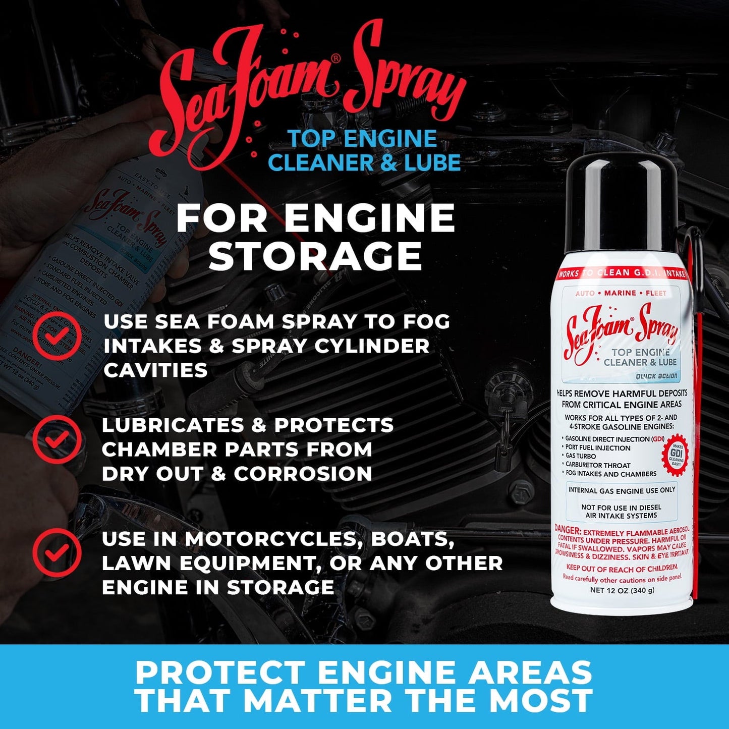 Classic Sea Foam SS14 Cleaner and Lube Spray