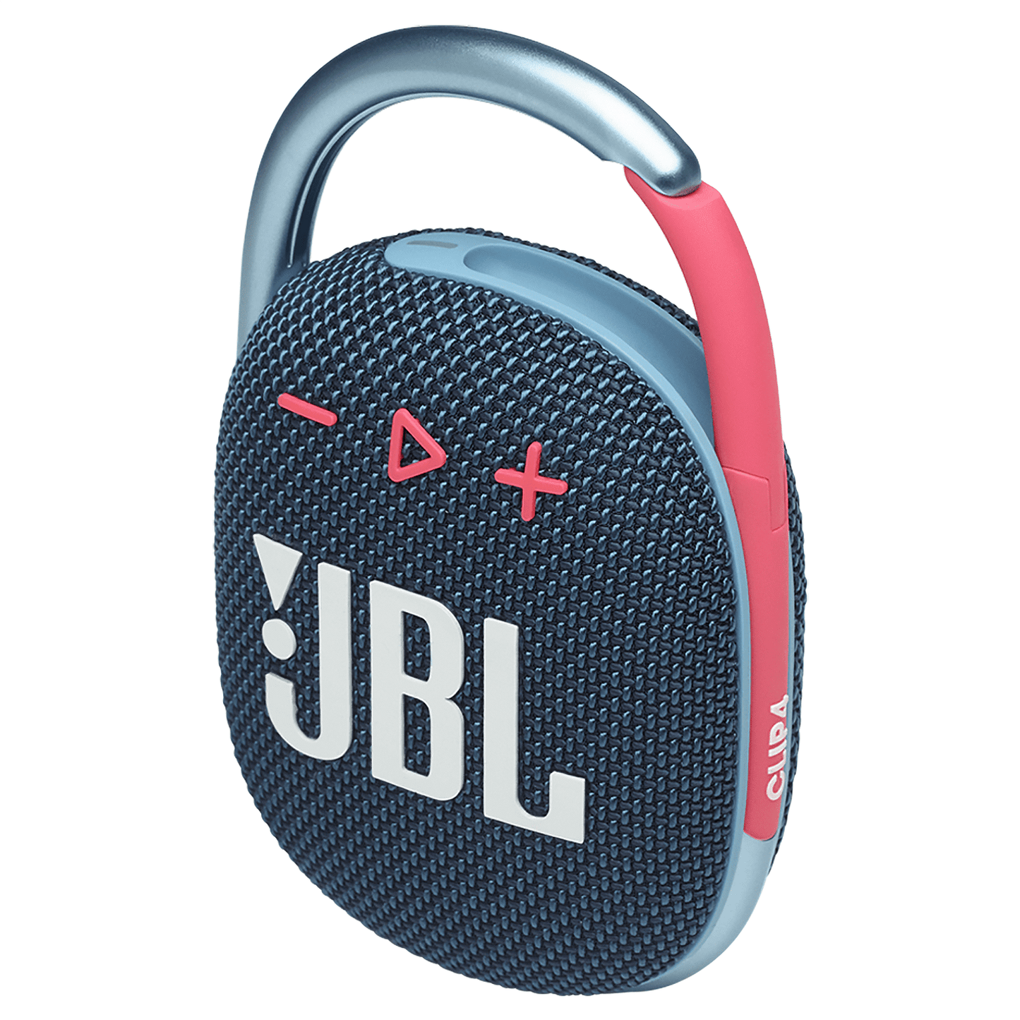 Versatile JBL Clip 4 Portable Wireless Bluetooth Waterproof Carabiner Speaker with JBL Pro Sound - Blue Coral Pink