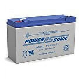 Classic Power-Sonic PS-640 6V/4.5AH Sealed Lead Acid Battery-F1 Terminal - PS-640