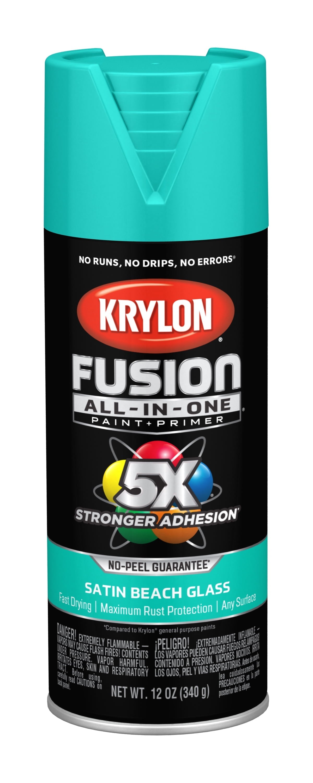 Classic Krylon K02731007 Krylon Fusion All-In-One Beach Glass Satin 12 oz Spray Paint, Multi-Surface, (1 Piece, 1 Pack)