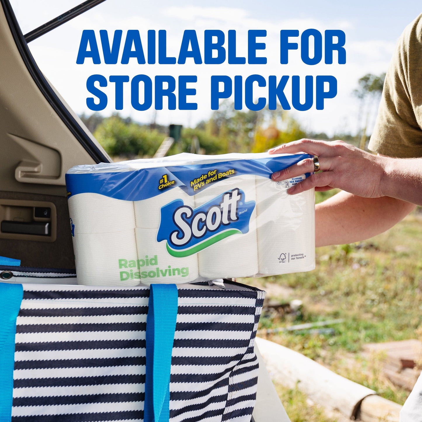 Versatile Scott Rapid-Dissolving Toilet Paper, 8 Double Rolls, 231 Sheets Per Roll (1,848 Total)