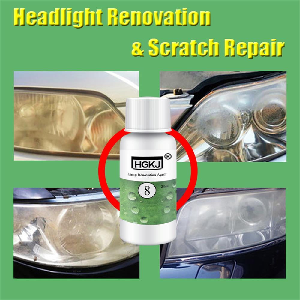 Classic HGKJ-8-20ML Car Lens Restoration Kit Headlight Brightening Headlight Repair 20ML