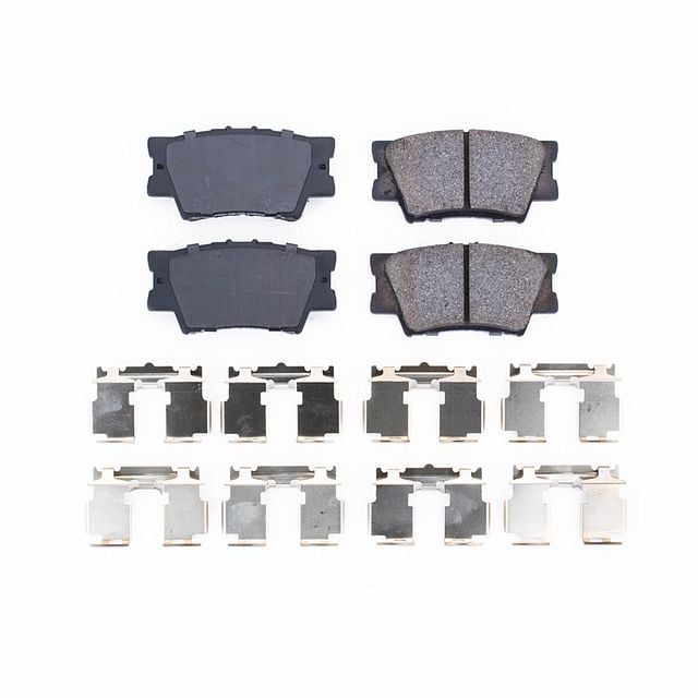 Versatile Power Stop Rear Z17 Evolution Ceramic Brake Pads with Hardware 17-1212