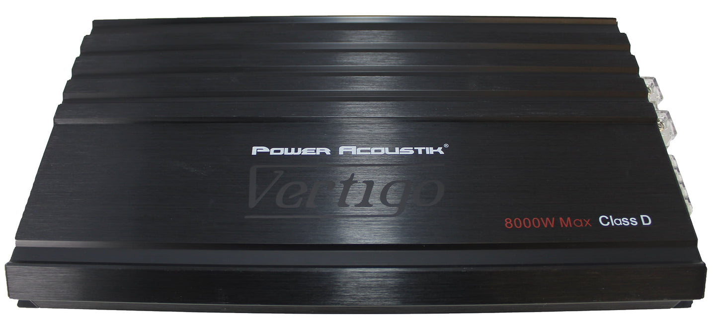 Classic Power Acoustik VA1-8000D Vertigo 8000 Watt Car Audio Monoblock Amplifier