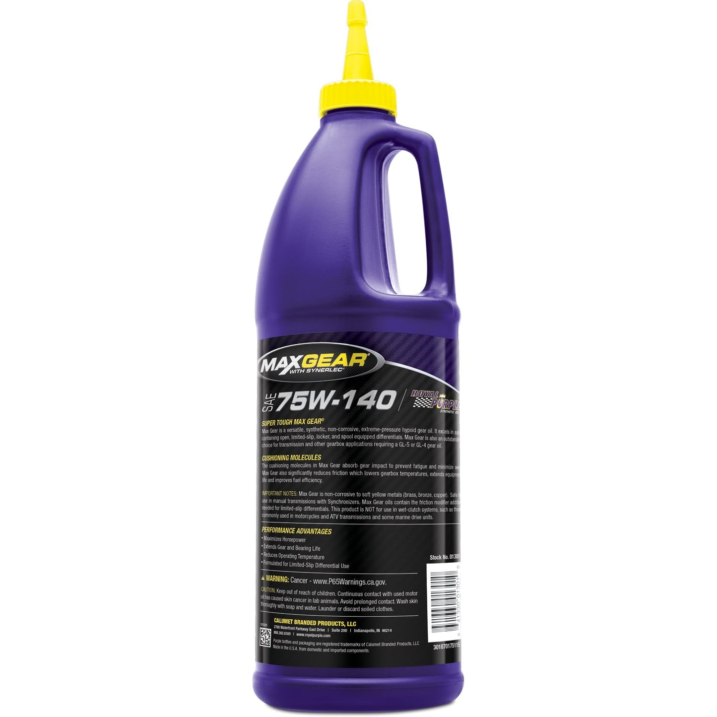 Classic Royal Purple Max Gear 75W-140 Gear Oil, 1 Quart