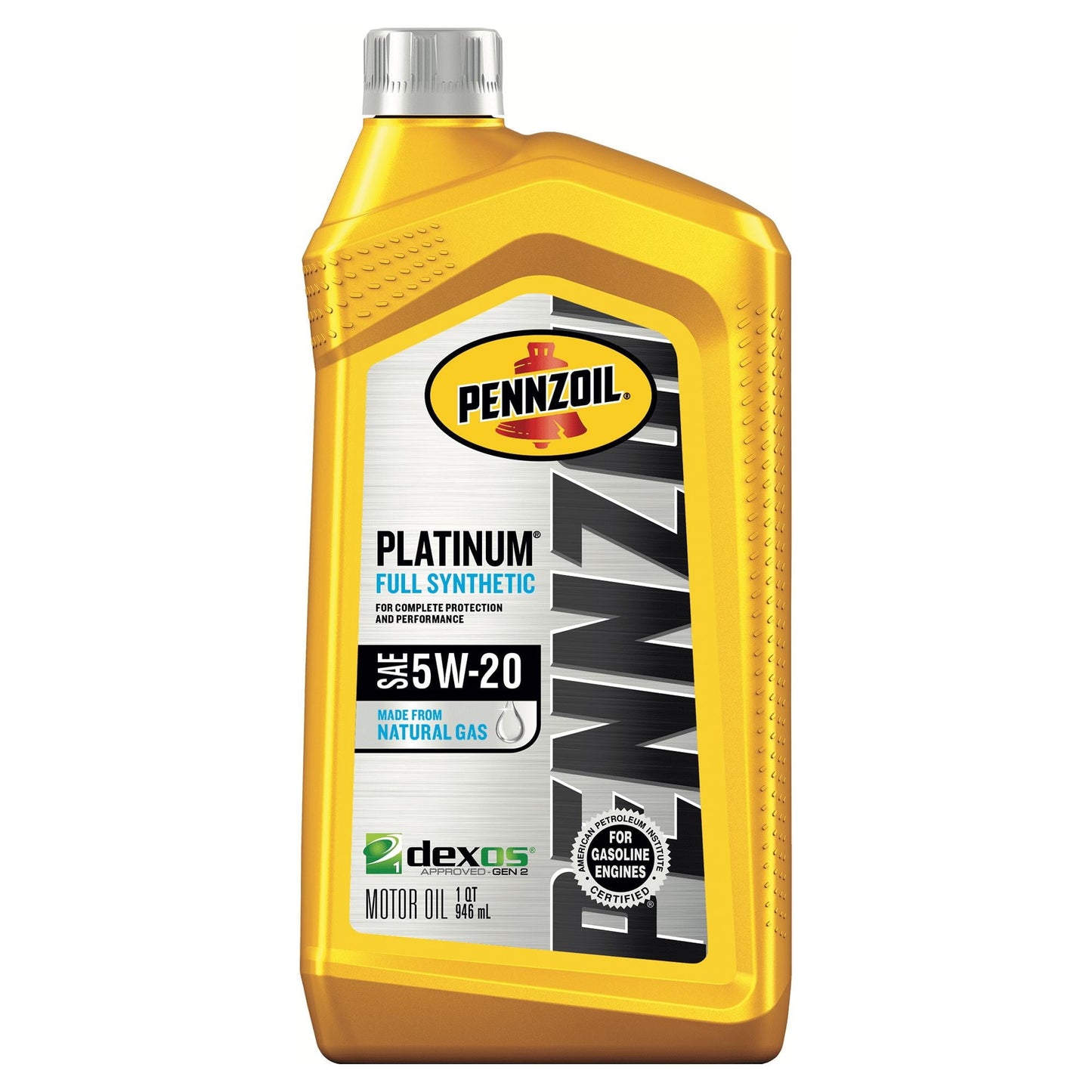 Versatile Pennzoil Platinum Full Synthetic 5W-20 Motor Oil, 1-Quart