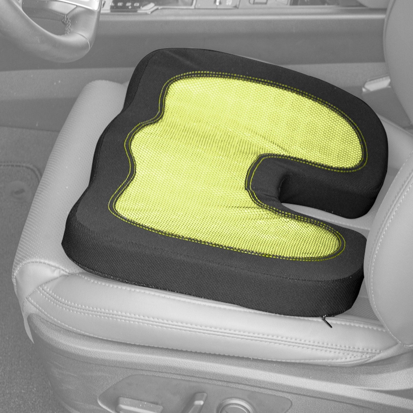 Classic FH Group Memory Foam Seat Cushion - Tailbone Cushion - Cushion for Car, Work, and Home