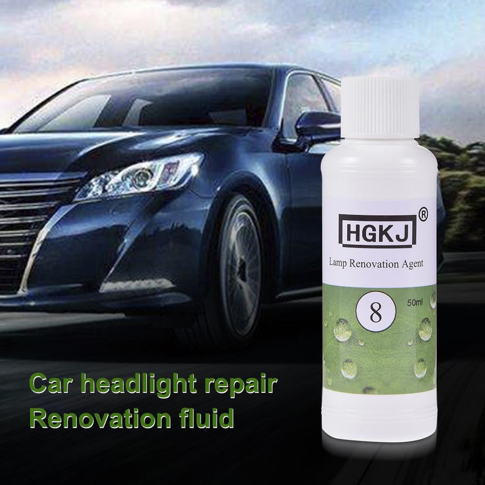 Versatile Tohuu Car Headlight Repair Fluid Scratch Remove Car Headlight Renewal Polish Fluid Effectively Polish Cleaner for Polishing Restoring Headlamp proficient