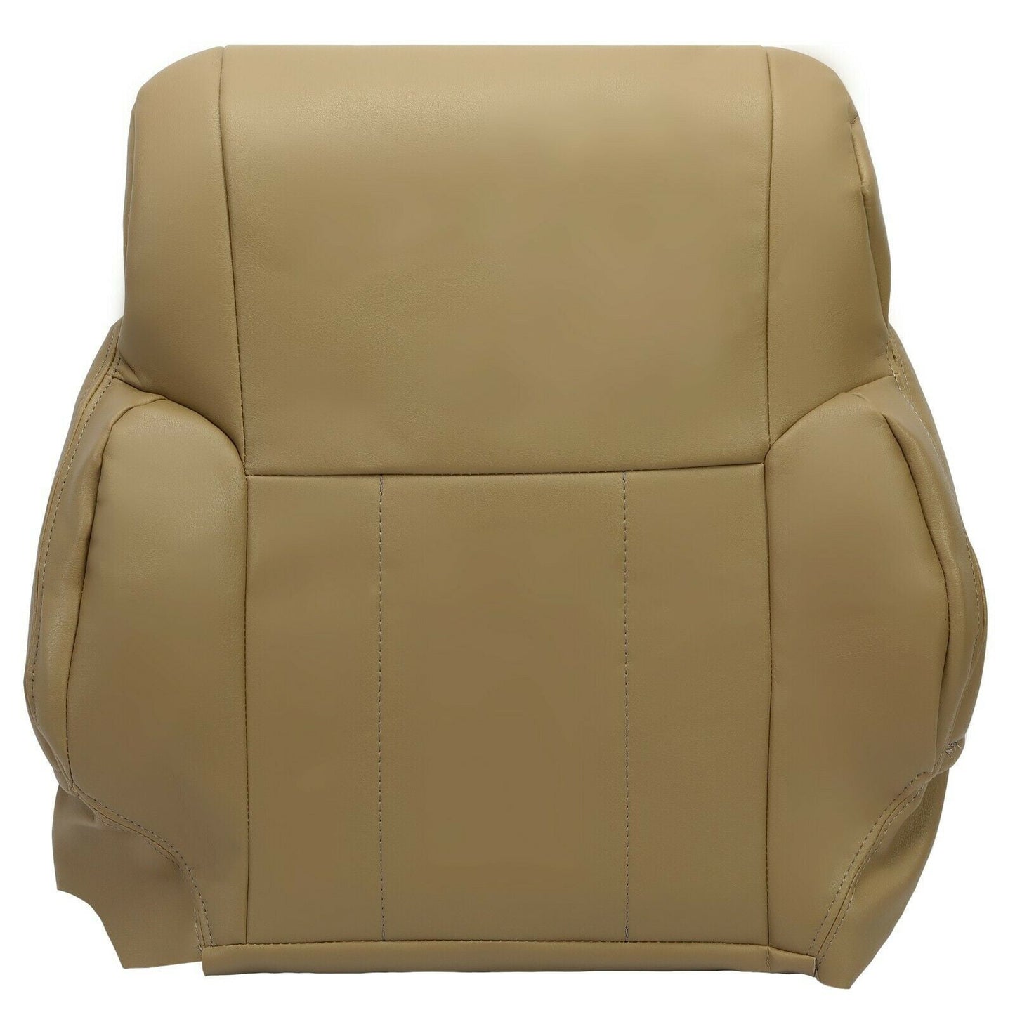 Versatile For 1996-02 Toyota 4Runner Driver Top Upper lean back Leather Seat Cover OAK Tan