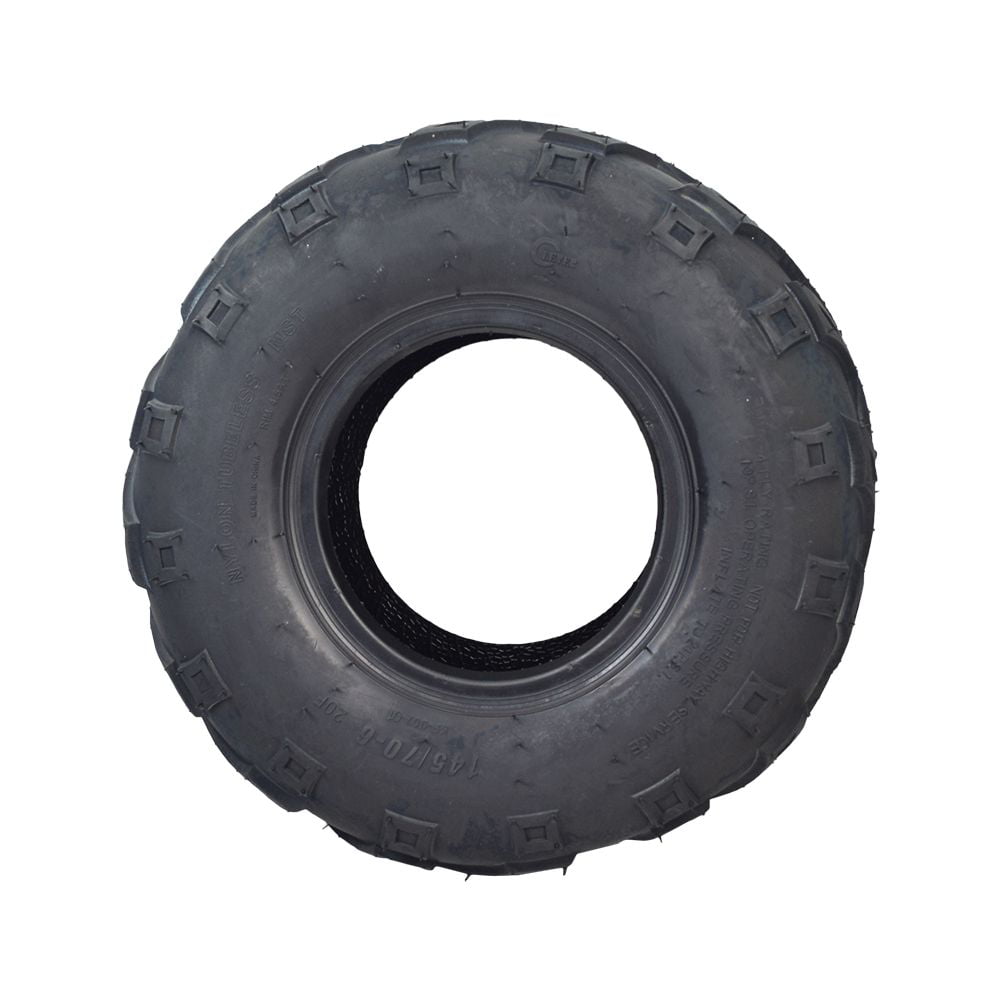 Classic AlveyTech 145/70-6 V-Tread Tire for the Monster Moto/Mega Moto Classic 80cc Mini Bike, All Terrain