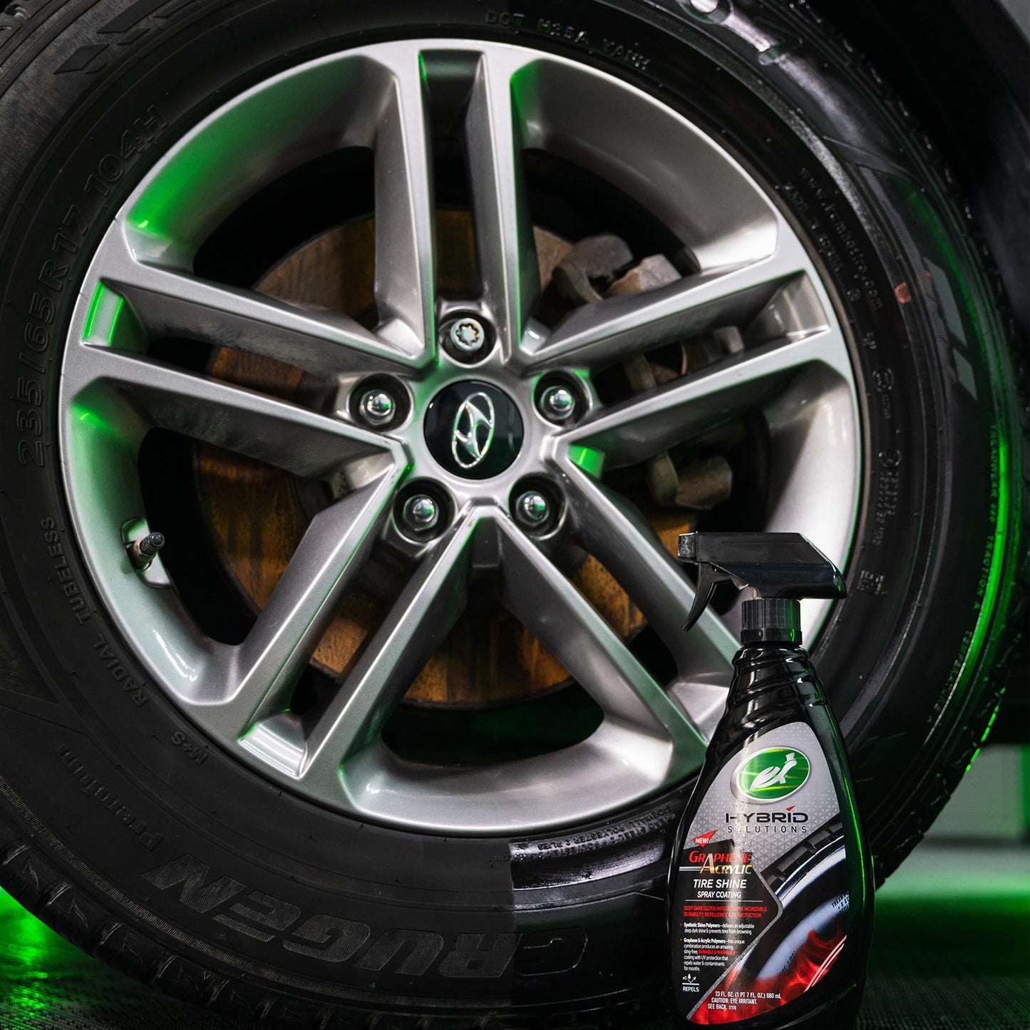 Versatile Turtle Wax Hybrid Solutions Graphene Acrylic Tire Shine Coating 23 fl oz