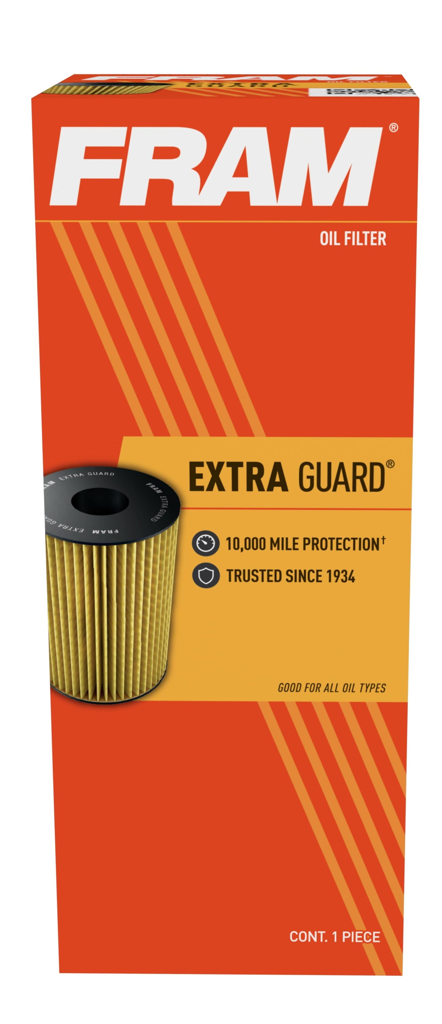 Classic FRAM Extra Guard Oil Filter, CH10246 Fits select: 2011-2015 CHEVROLET CRUZE, 2015-2021 CHEVROLET TRAX