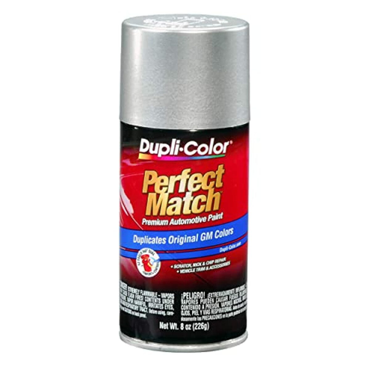 Versatile Dupli-Color BGM0530 Light Tarnished Silver Metallic General Motors Exact-Match Automotive Paint - 8 oz. Aerosol Fits select: 2005-2008 CHEVROLET IMPALA, 2004 GMC NEW SIERRA