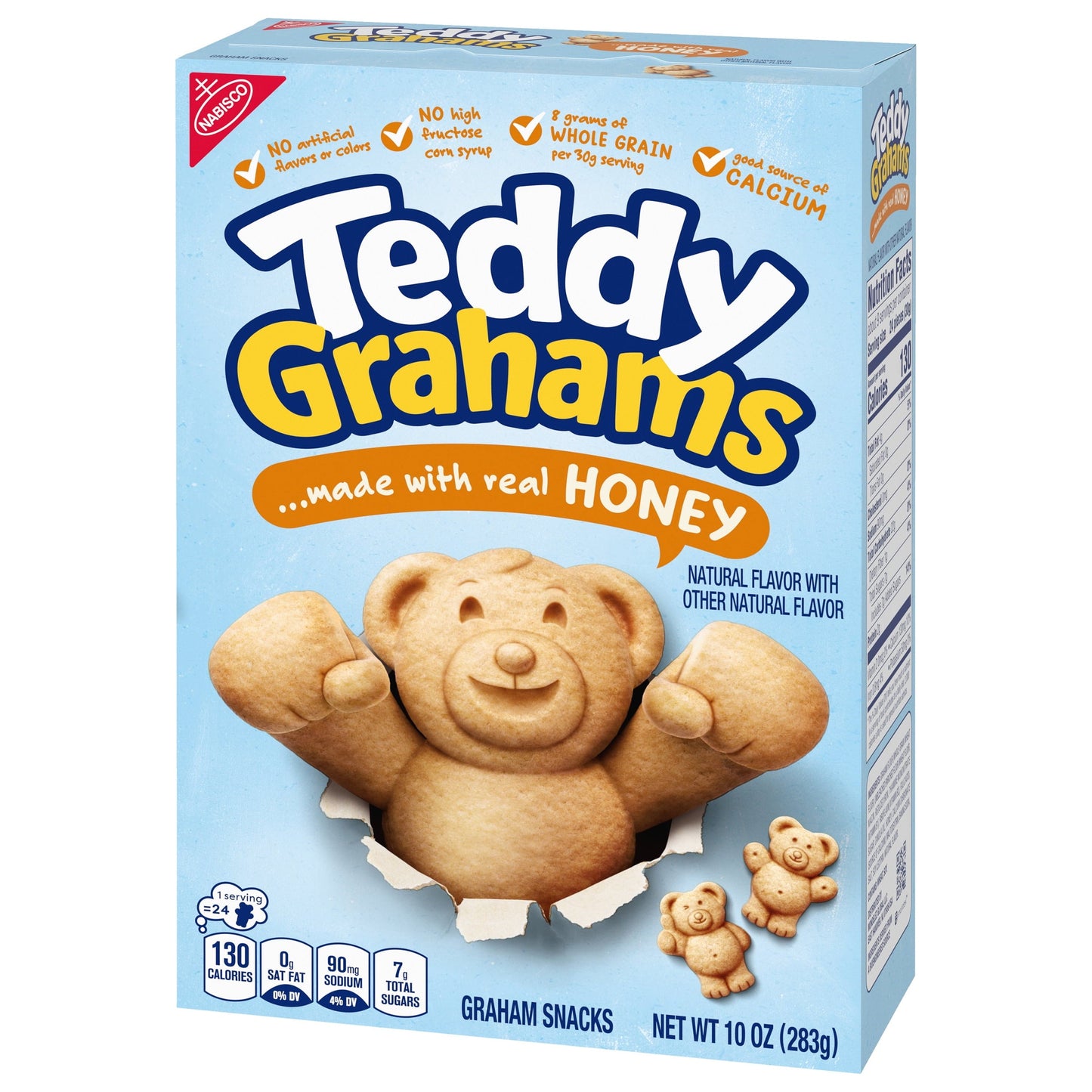 Versatile Teddy Grahams Honey Graham Snacks, 10 oz