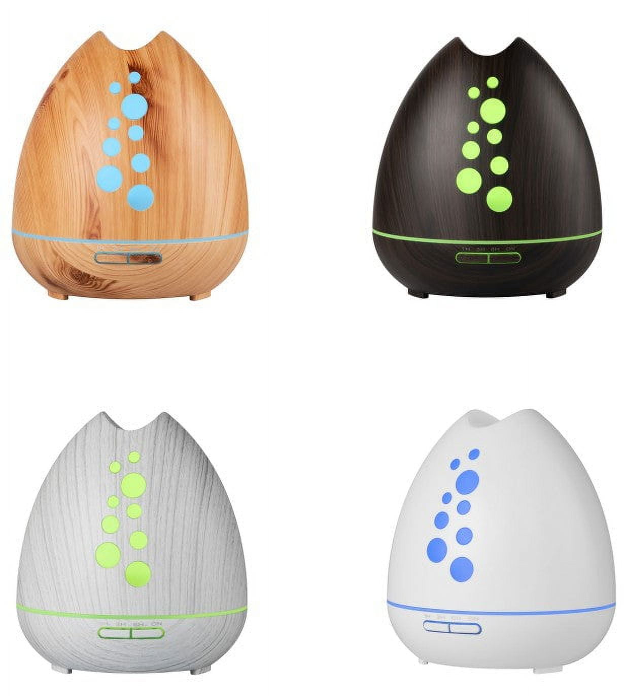 Versatile TGE Unique 400ML Essential Oil Diffuser Humidifier Bluetooth Music Speaker with Remote 7 Color LED Lights Auto Shut-off