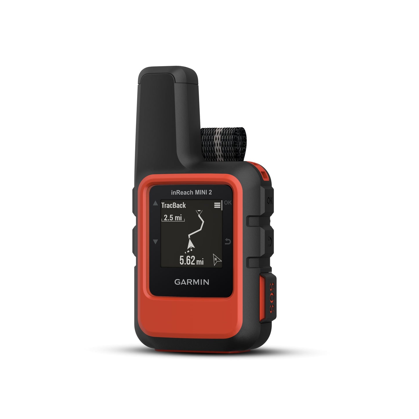 Versatile Garmin inReach Mini 2 Satellite Communicator (Flame Red), Hand-Held, Unisex Adult with Wearable4U Power Pack Bundle