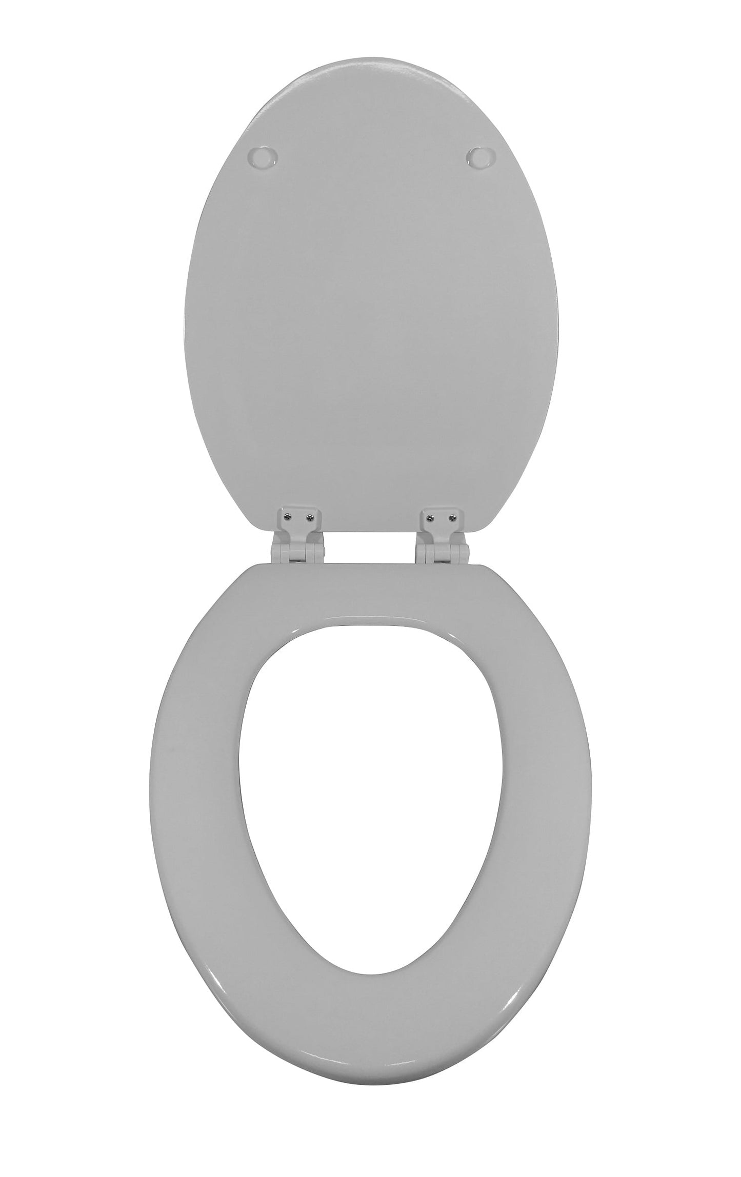 Versatile Mainstays Elongated White Wood Toilet Seat, Easy Clean