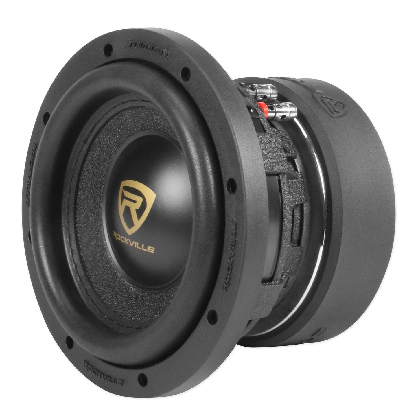 Classic Rockville W65K9D4 6.5" 1000w Peak Car Audio Subwoofer Dual 4-Ohm Sub 250w RMS CEA Rated