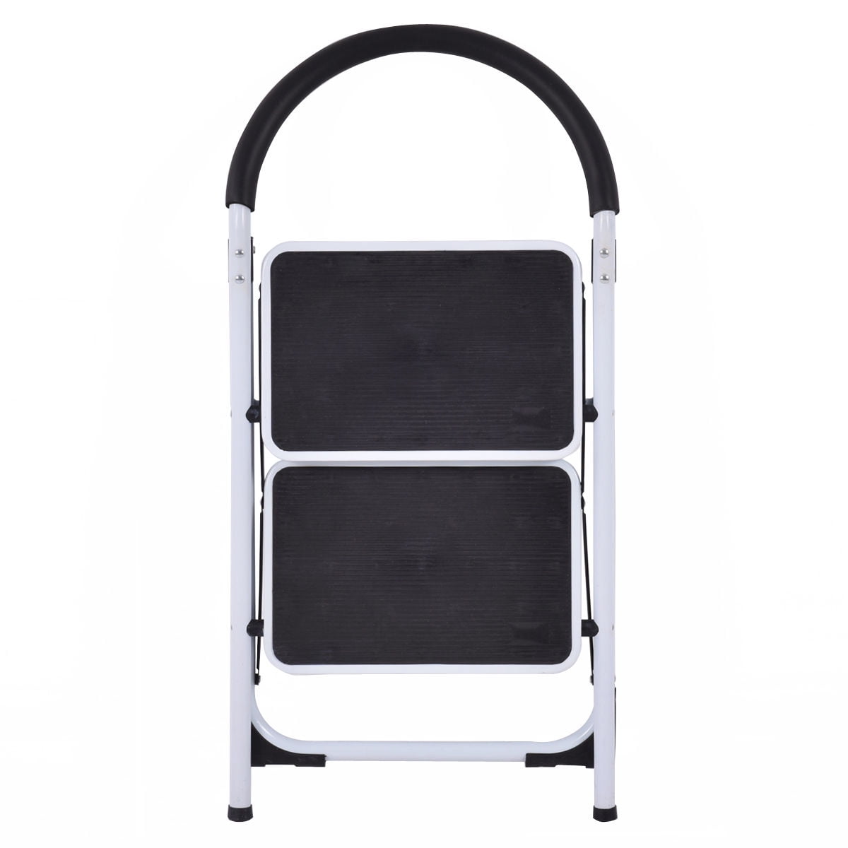 Versatile Costway 2 Step Ladder Folding Stool Heavy Duty 330Lbs Capacity Industrial Lightweight