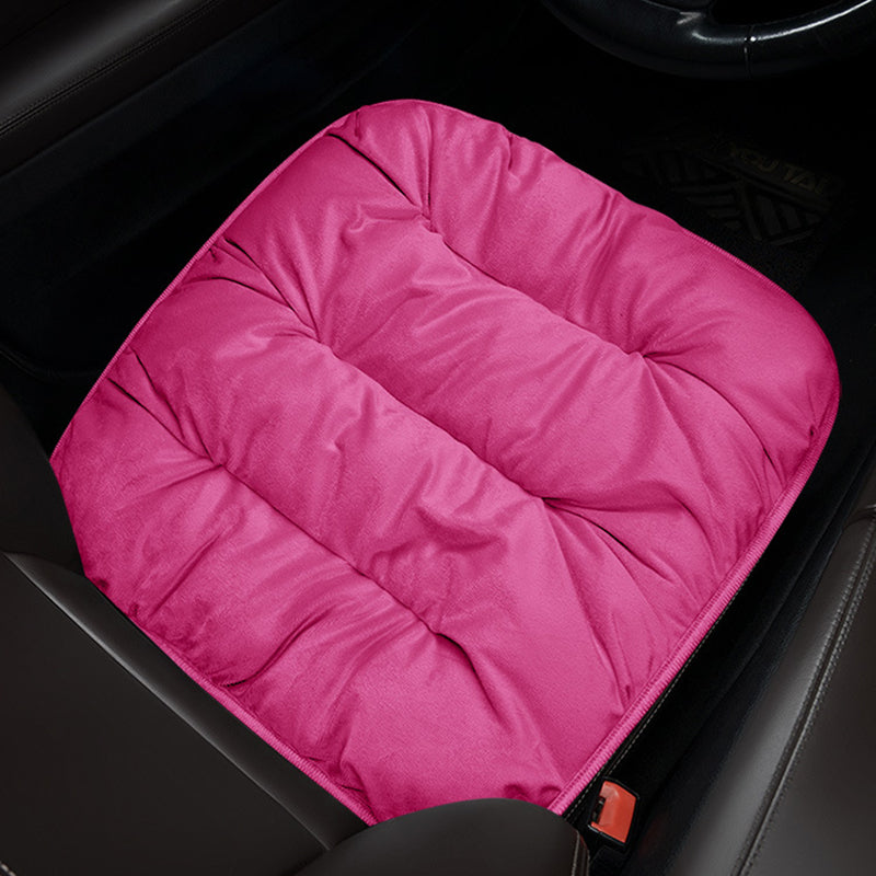 Classic New Warm Cotton Flocking Car Seat Cushion Thickened Plush Free Bundle Single Piece Car Cushion Rear Row Seat Cushion