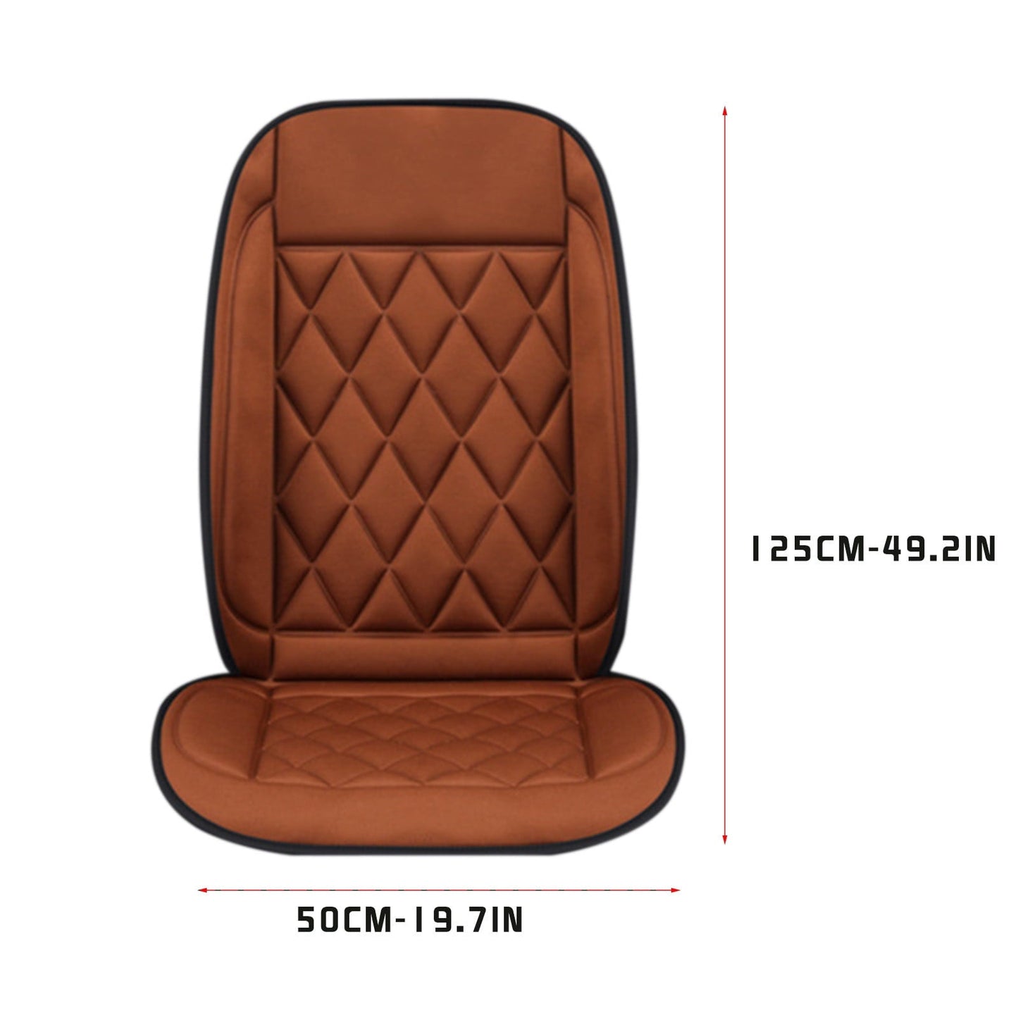 Classic EQWLJWE Car Heating Seat Cushion Chair Cushion Auto Seat Cushion for Full Back and Seat, Comfort Seat Car Cushion Front Chair Pad, Seat Cushion for Car Seat Clearance