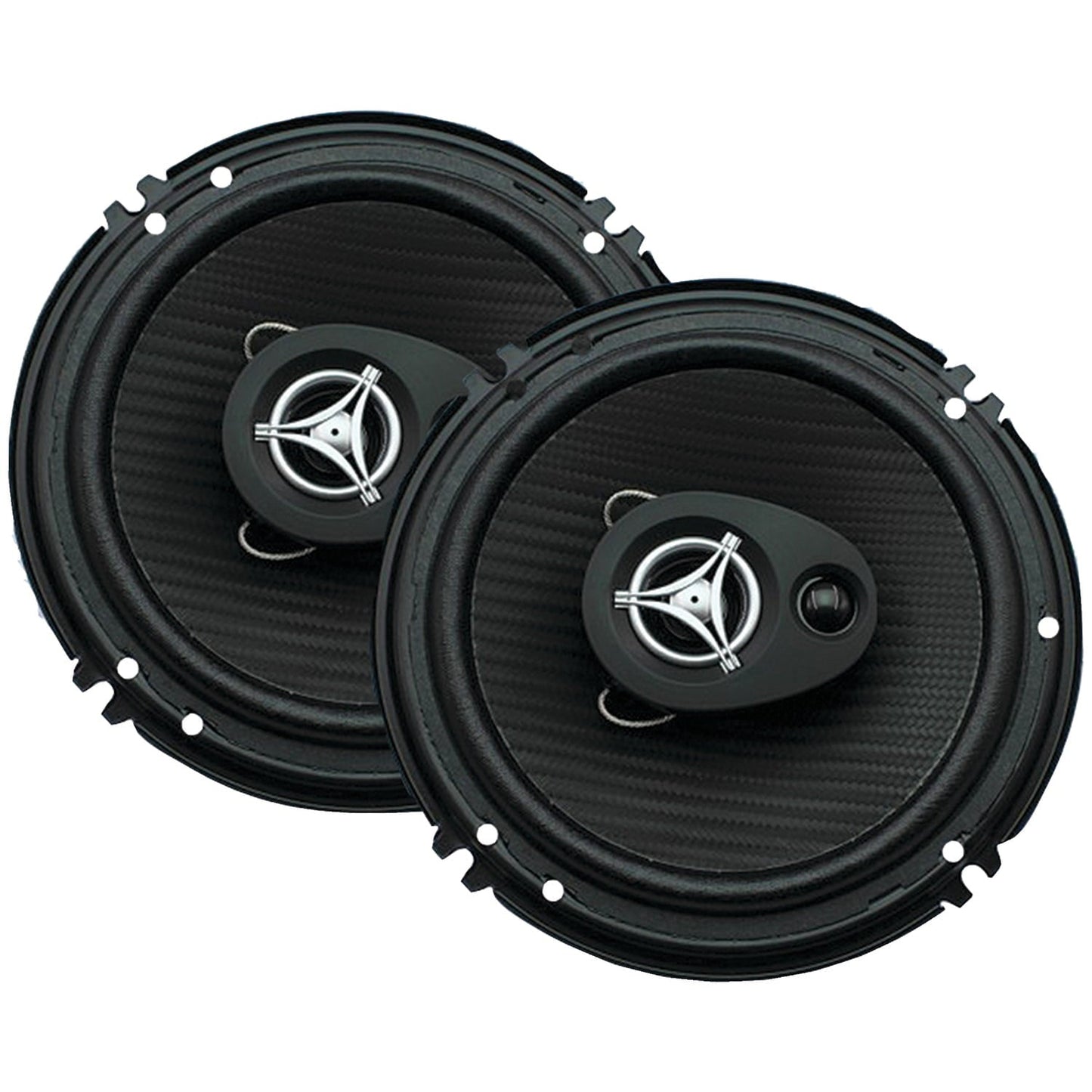 Versatile Power Acoustik POWEF653 Edge Series Coaxial Speakers 6.5" 3 Way 400 Watts Max