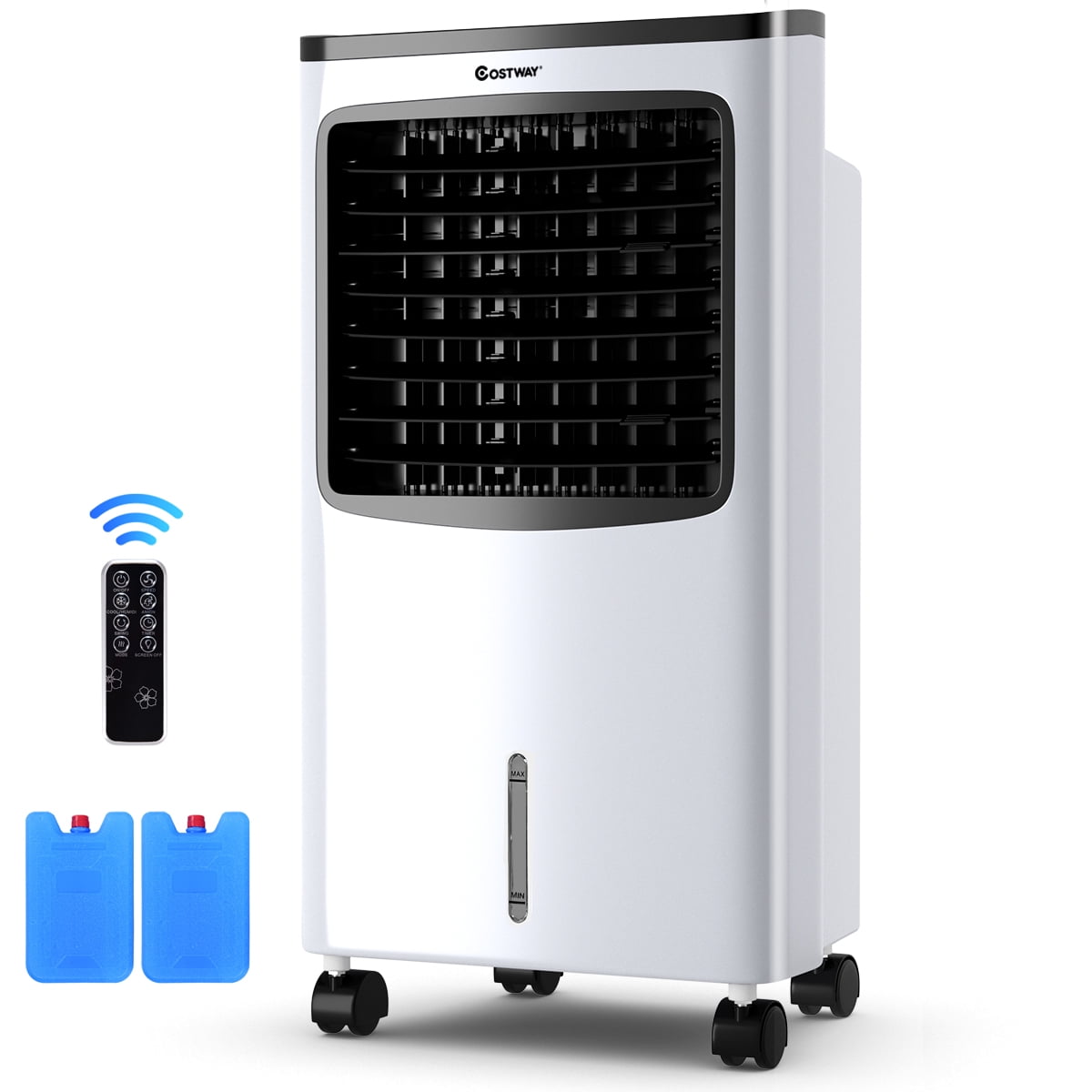 Versatile Costway Portable  Cooler Fan Filter Humidify Anion W/ Remote Control