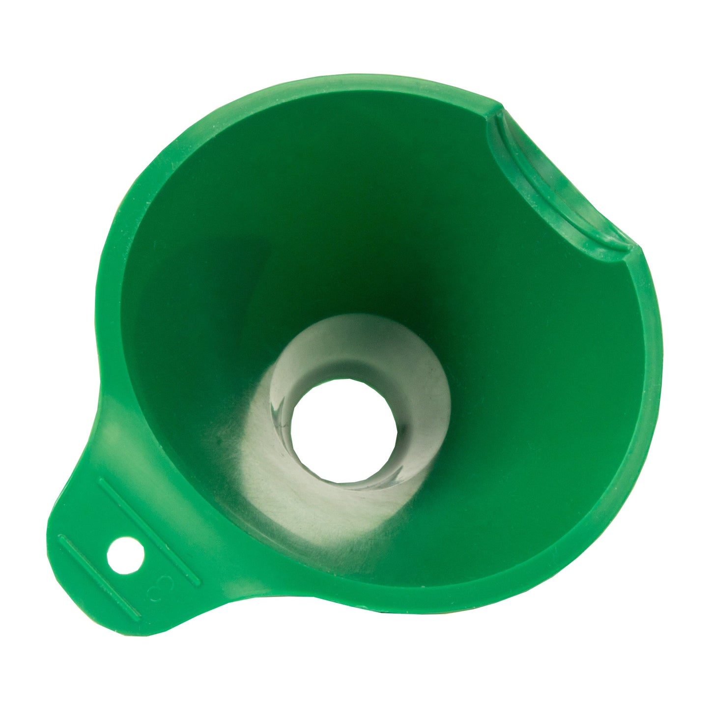 Versatile Hyper Tough Big Mouth Automotive Plastic Funnel, Green, 10713RFHT, 1 Each