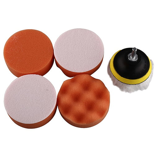 Classic AOKID Polishing Kit,7 Pcs Polishing Waxing Buffer Pad Sponge Set Kit For Vehicle Car Polish Tool