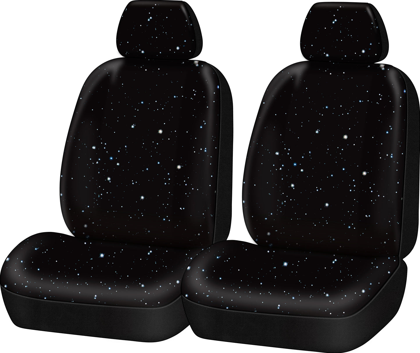 Classic Auto Drive Flat Cloth Starry Galaxy Car Seat Covers, Set of 2, NASAZH35