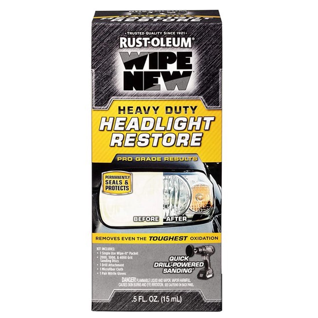 Versatile Wipe New Heavy Duty Headlight Restore