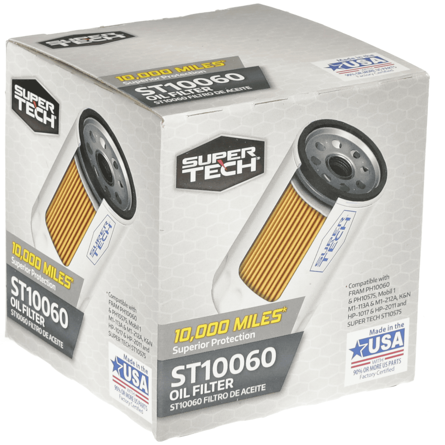 Classic SuperTech ST10060 10K mile Oil Filter, Fits Buick, Cadillac, Chevrolet, GMC, Chrysler, Dodge and Jeep Vehicles Fits select: 2013-2023 RAM 1500, 2018-2020 CHEVROLET EQUINOX